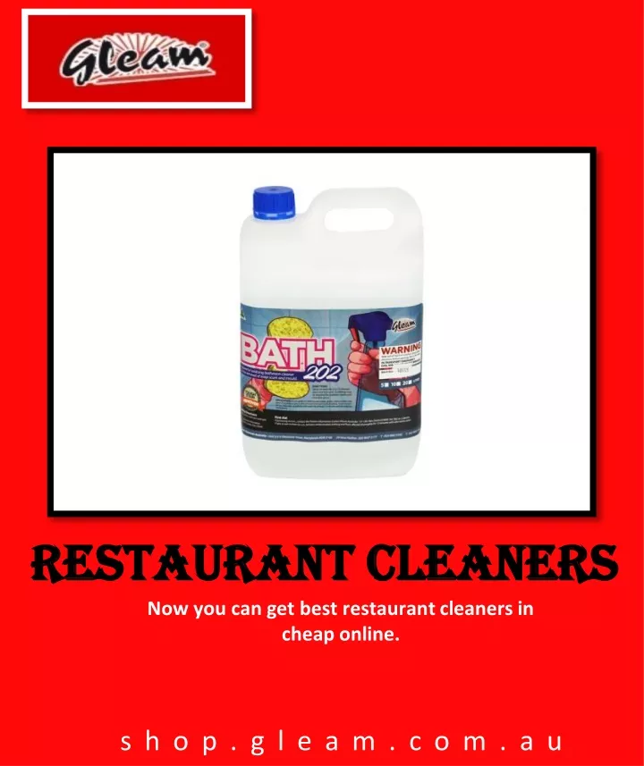 restaurant cleaners
