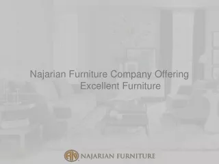 najarian furniture company offering excellent