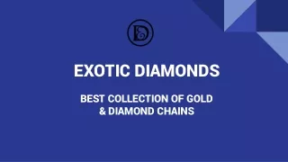 Best Collection of Gold and Diamond Chains