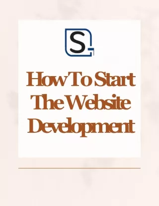 How To Start The Website Development
