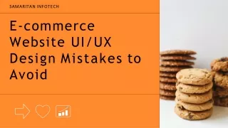E-commerce Website UI/UX Design Mistakes to Avoid