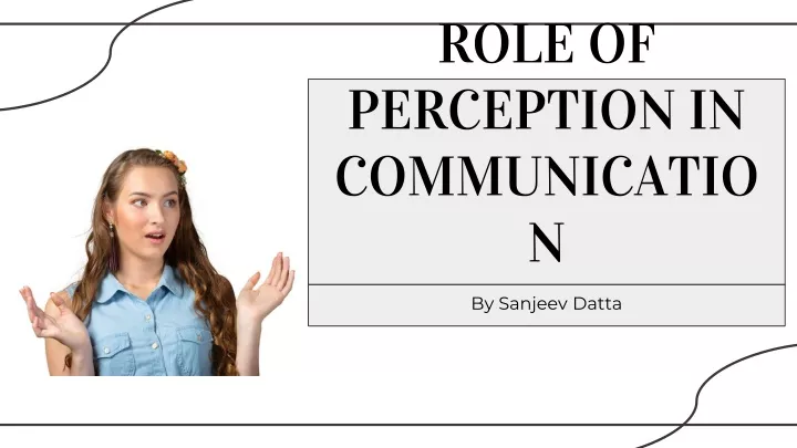 role of perception in communication