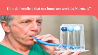 Dubai you can do respiratory testing