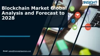 blockchain Market to Witness 72.9 % of CAGR by 2027 – The Insight Partners