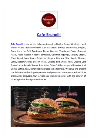 cafe brunelli