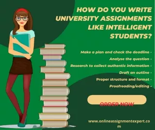 how do you write university assignments like