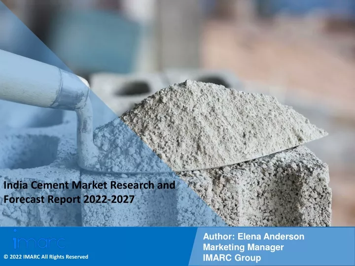 research paper on cement in india