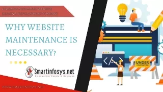 why website maintenance is necessary
