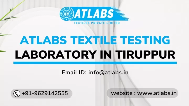 atlabs textile testing laboratory in tiruppur