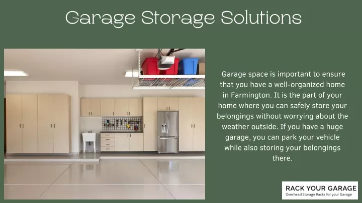 garage storage solutions