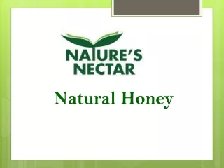 natural h oney