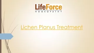 Lichen Planus Treatment