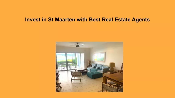 invest in st maarten with best real estate agents