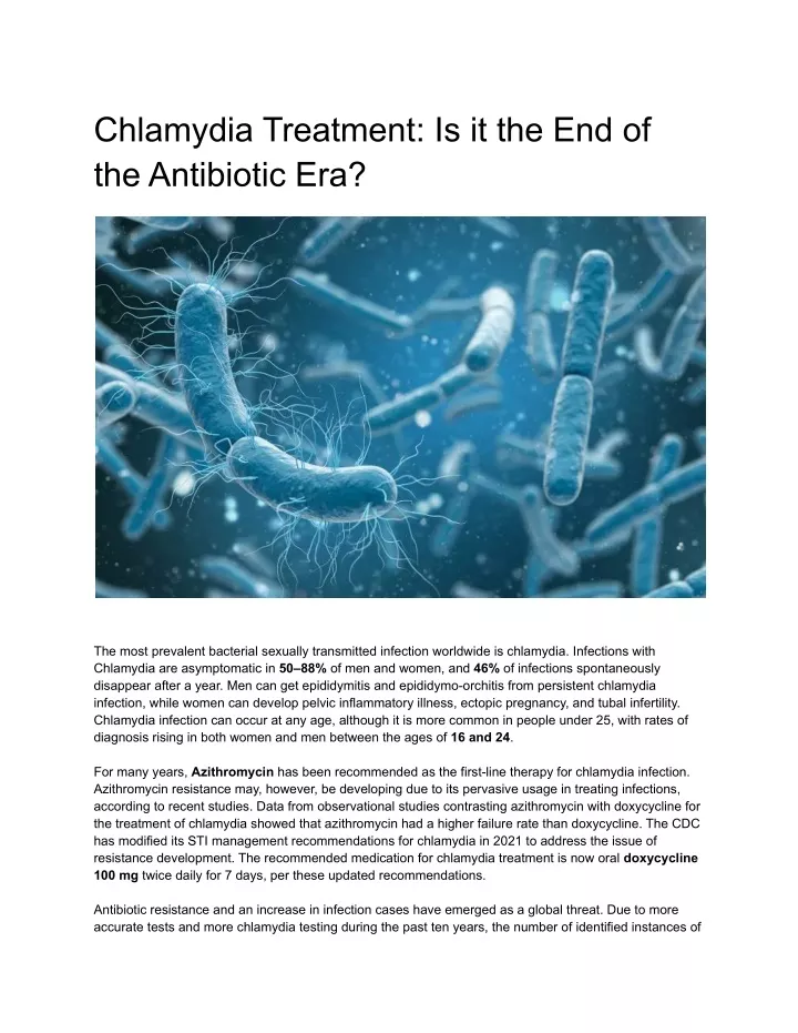 chlamydia treatment