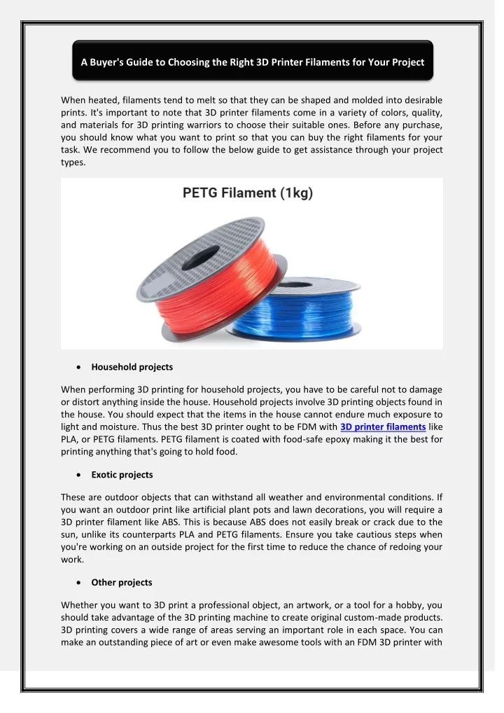 a buyer s guide to choosing the right 3d printer