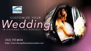 Customize Your Wedding in Chicago Limo Rentals