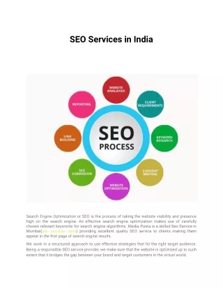 SEO Services in India