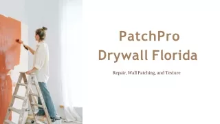 patchpro drywall florida