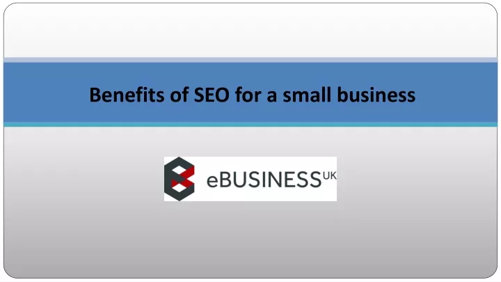 benefits of seo for a small business