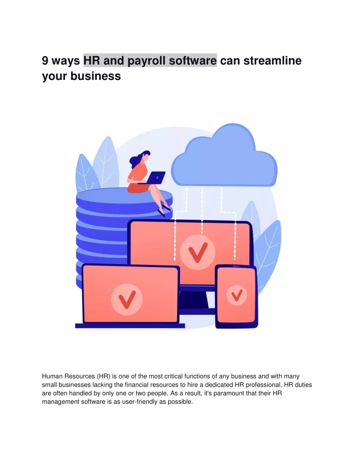 9 ways hr and payroll software can streamline