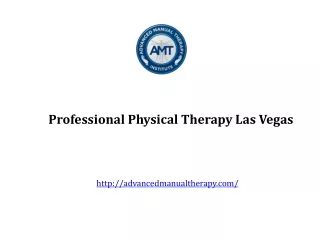 Professional Physical Therapy Las Vegas