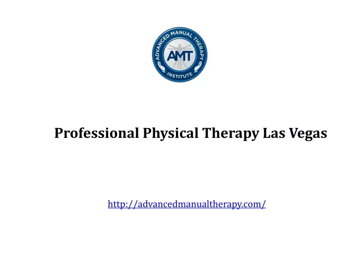 professional physical therapy las vegas