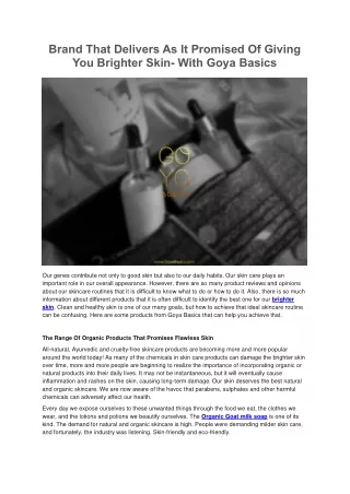 brand that delivers as it promised of giving