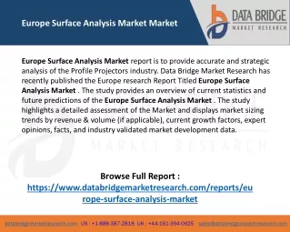 europe surface analysis market market
