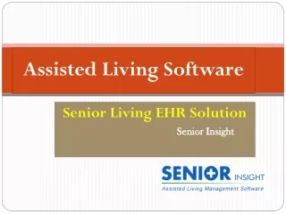 Assisted Living Software