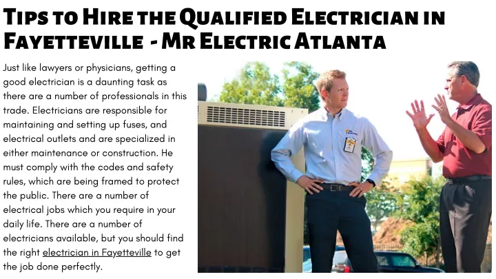 tips to hire the qualified electrician