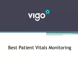 best patient vitals monitoring