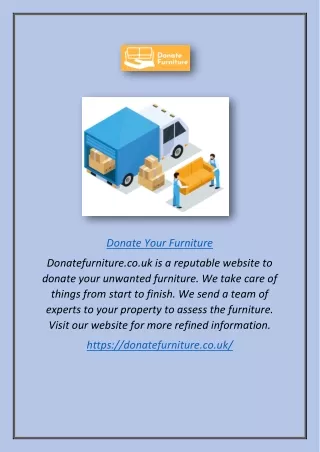 donate your furniture