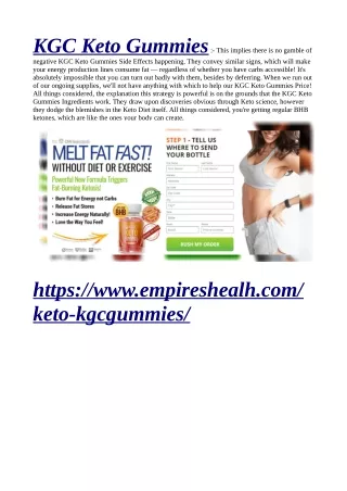 kgc keto gummies this implies there is no gamble