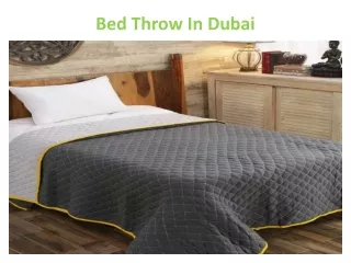 Bed Throws Abu Dhabi