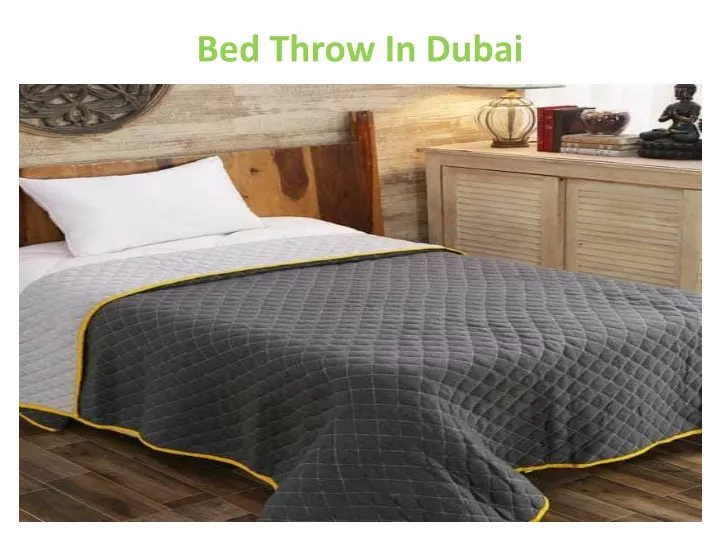 bed throw in dubai