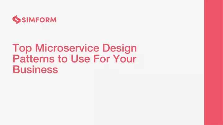 top microservice design patterns to use for your