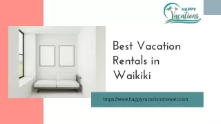 best vacation rentals in waikiki