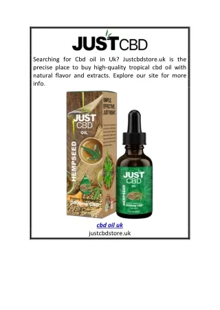 Cbd Oil Uk | Justcbdstore.uk