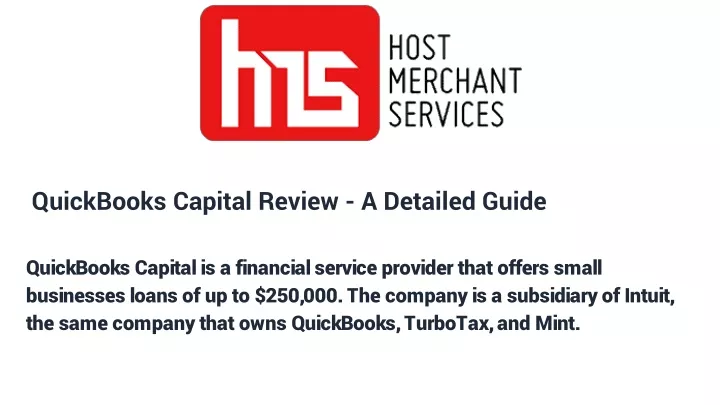quickbooks capital review a detailed guide