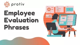 employee evaluation phrases