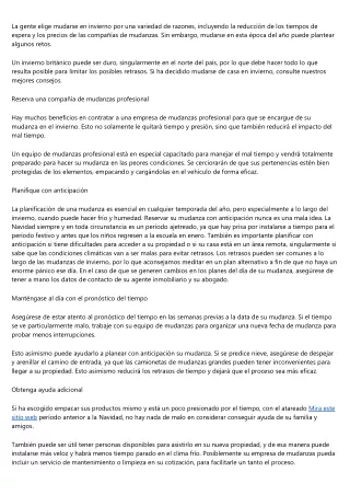 Mejores tips de la mano de una empresa de mudanzas profesional