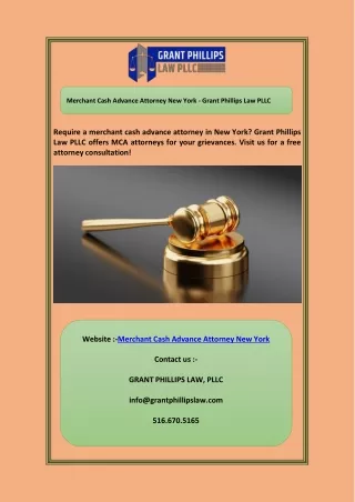 merchant cash advance attorney new york grant
