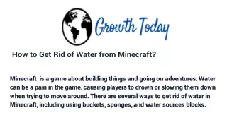 how-to-get-rid-of-water-from-minecraft