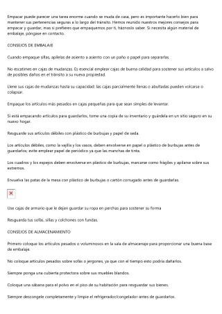 empacar puede parecer una tarea enorme cuando