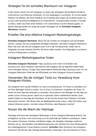 strategien f r ein schnelles wachstum
