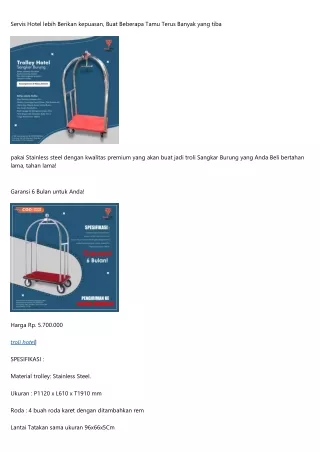 servis hotel lebih berikan kepuasan buat beberapa