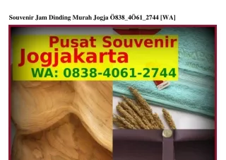 souvenir jam dinding murah jogja 838 4 61 2744 wa