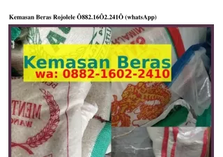 kemasan beras rojolele 882 16 2 241 whatsapp