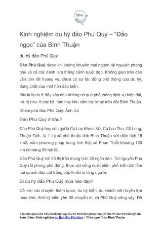 kinh nghi m du h o ph qu o ng c c a b nh thu n