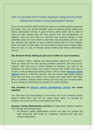 how to generate more product exposure using